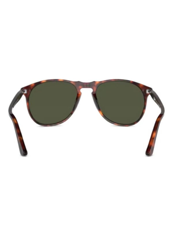 Persol zonnebril met ovalen frame - Bruin