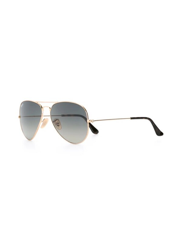 Ray-Ban zonnebril met aviator montuur - Metallic