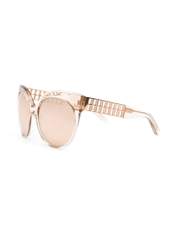 Linda Farrow cateye zonnebril - Roze