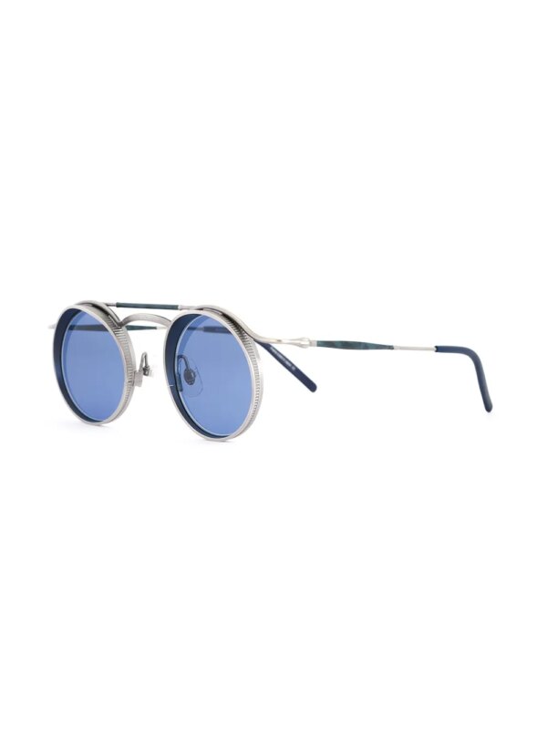 Matsuda zonnebril met rond montuur - Metallic