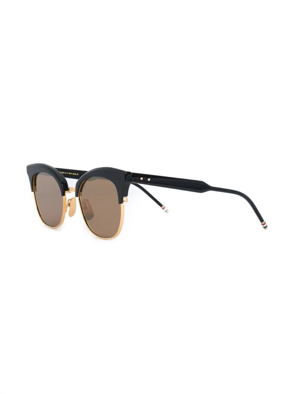 Thom Browne Eyewear kattenoogvormige zonnebril - Blauw