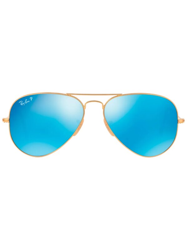 Ray-Ban Zonnebril met piloten montuur - Metallic