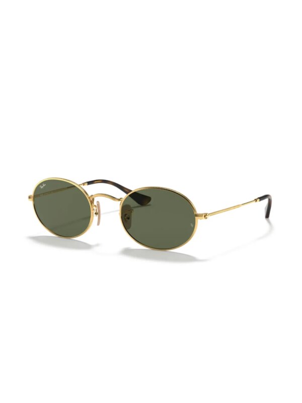 Ray-Ban Zonnebril met ovaal montuur - Goud