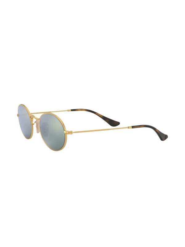 Ray-Ban Zonnebril met ovaal montuur - Metallic