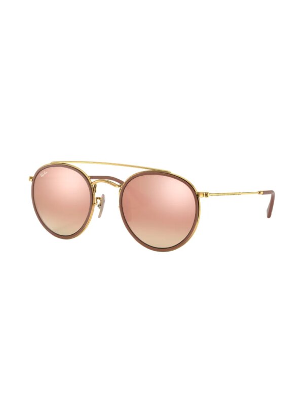 Ray-Ban Zonnebril met rond montuur - Goud