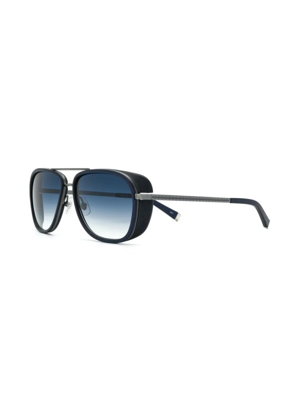 Matsuda Zonnebril met oversized montuur - Blauw