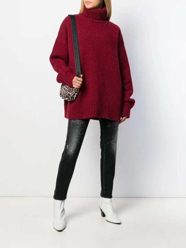 DSQUARED2 Zonnebril met dubbele neusbrug - Rood