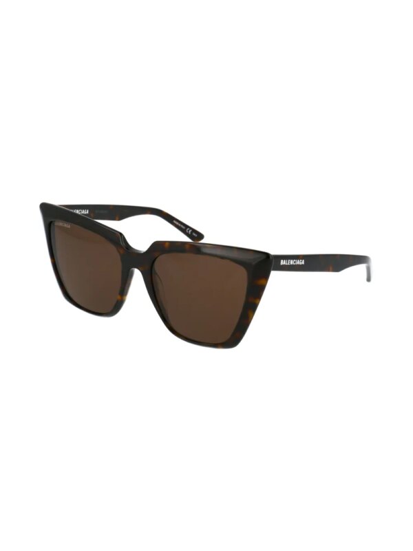 Balenciaga Eyewear Zonnebril met kattenoog montuur - Bruin