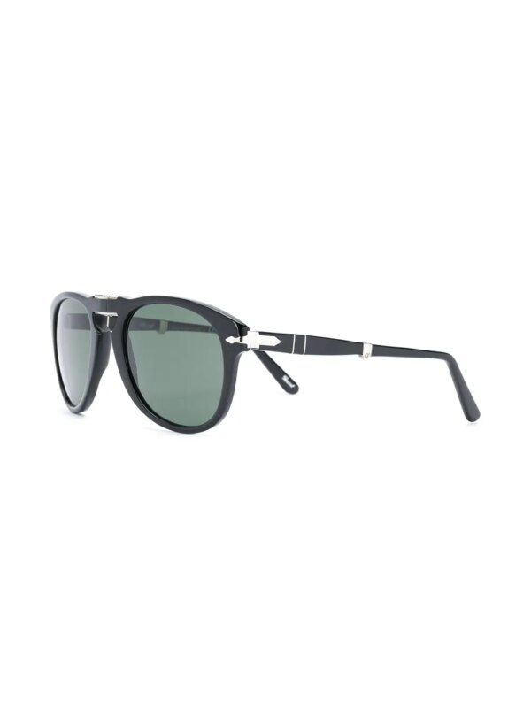 Persol Zonnebril met piloten montuur - Zwart