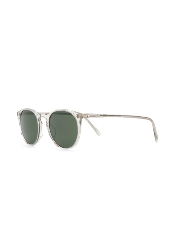 Oliver Peoples Zonnebril met rond montuur - Grijs