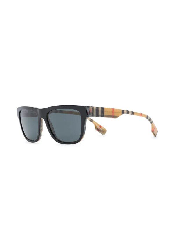 Burberry Eyewear Zonnebril met vierkant montuur - Zwart