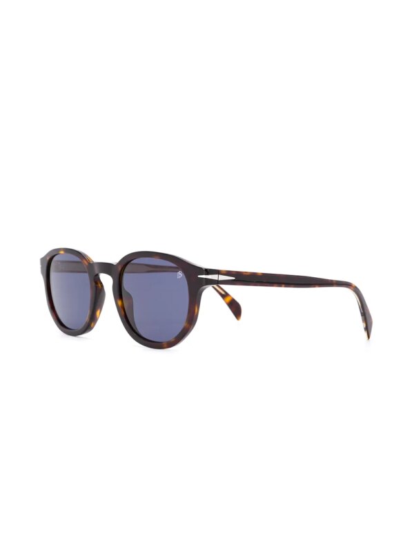 Eyewear by David Beckham Zonnebril met rechthoekig montuur - Bruin