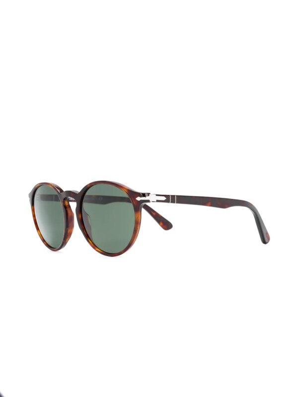 Persol Zonnebril met schildpadschild design - Bruin