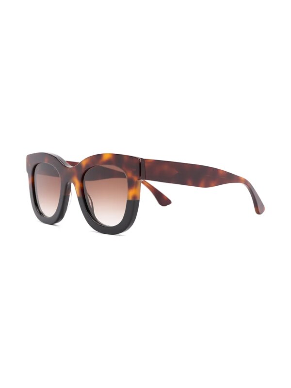 Thierry Lasry Gambly zonnebril met vierkant montuur - Bruin