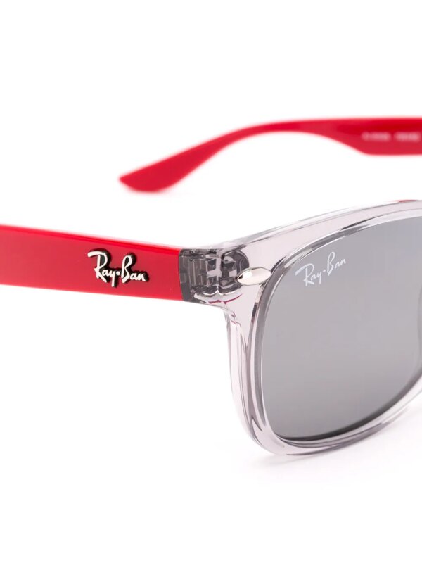 RAY-BAN JUNIOR Zonnebril met vierkant montuur - Rood