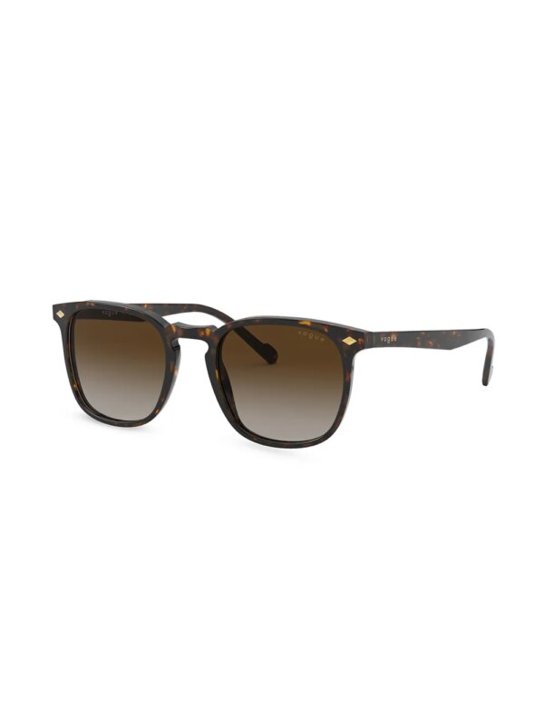 Vogue Eyewear Zonnebril met vierkant montuur - Bruin
