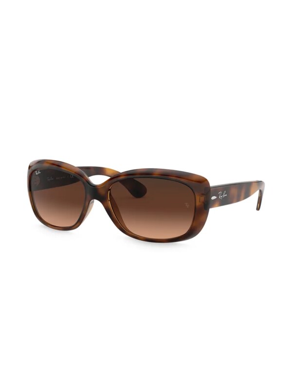 Ray-Ban Zonnebril met schildpadschild design - Groen