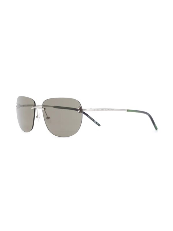 Stella McCartney Eyewear Zonnebril met vierkant montuur - Zilver