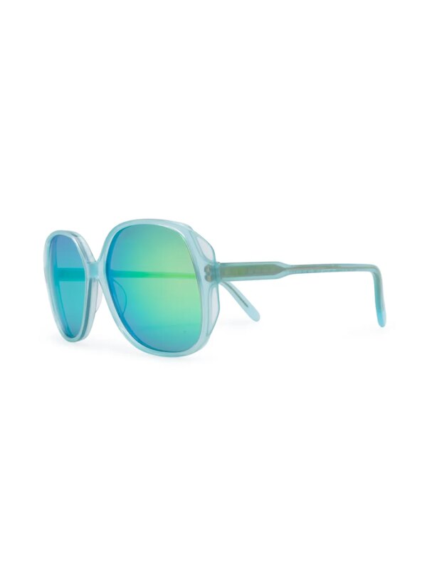 Cutler & Gross Zonnebril met piloten montuur - Blauw