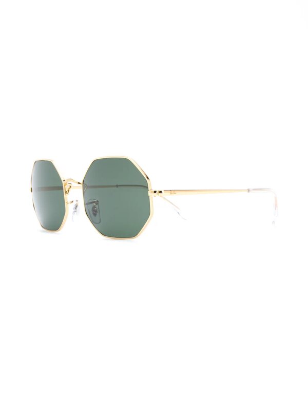 Ray-Ban Zonnebril met geometrisch montuur - Goud