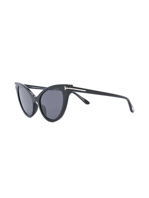TOM FORD Eyewear Zonnebril met kattenoog montuur - Zwart