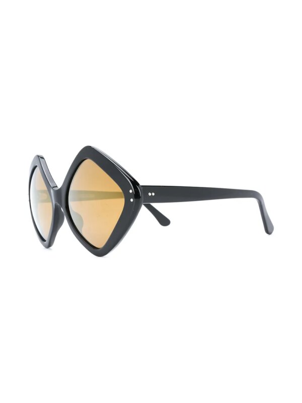 Cutler & Gross Zonnebril met oversized montuur - Zwart