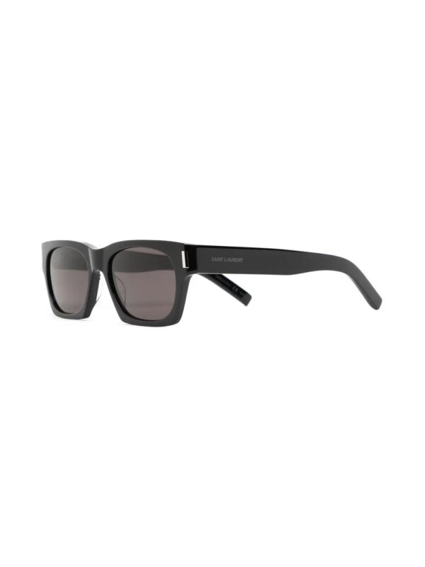 Saint Laurent Eyewear Zonnebril met vierkant montuur - Zwart