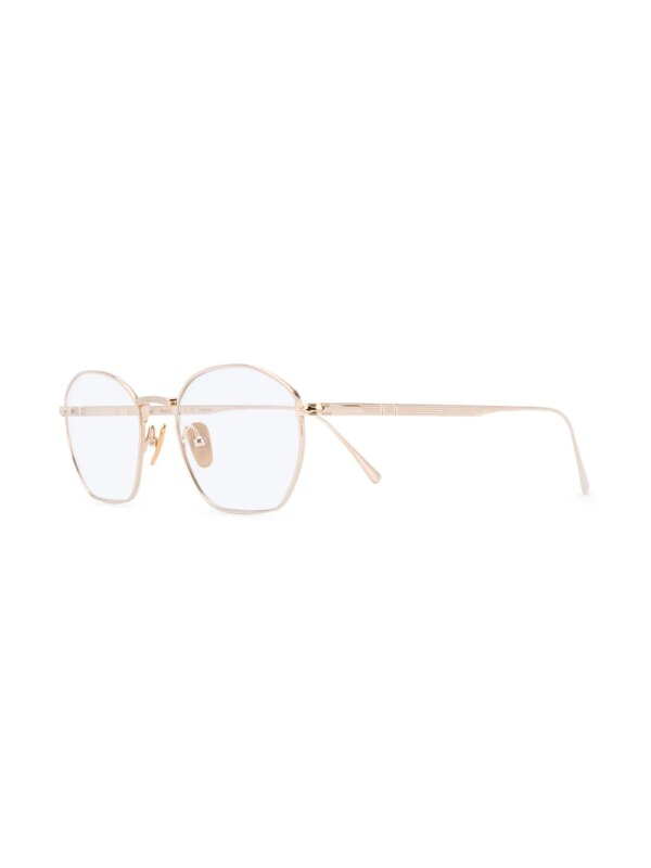 Persol Zonnebril met rond montuur - Goud