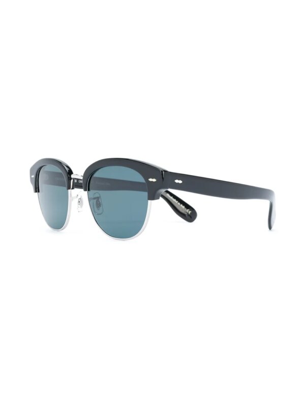 Oliver Peoples Zonnebril met vierkant montuur - Zwart