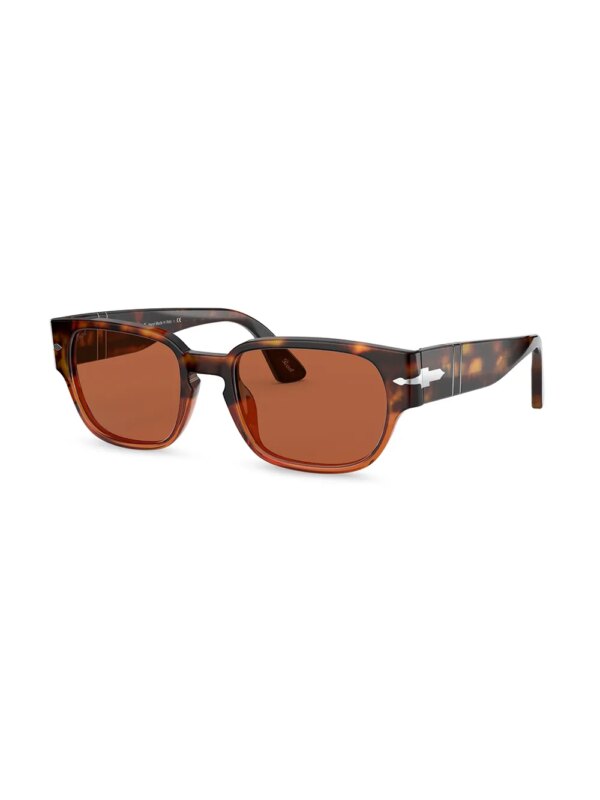Persol Zonnebril met schildpadschild design - Groen