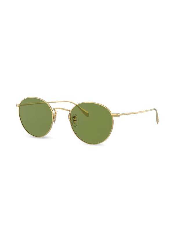 Oliver Peoples Coleridge zonnebril met rond montuur - Goud