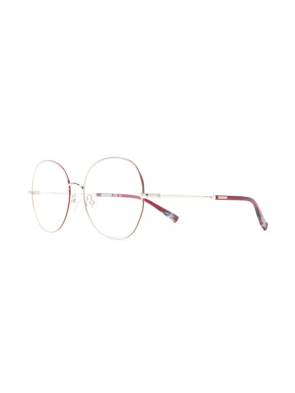 MISSONI EYEWEAR Zonnebril met rond montuur - Zilver