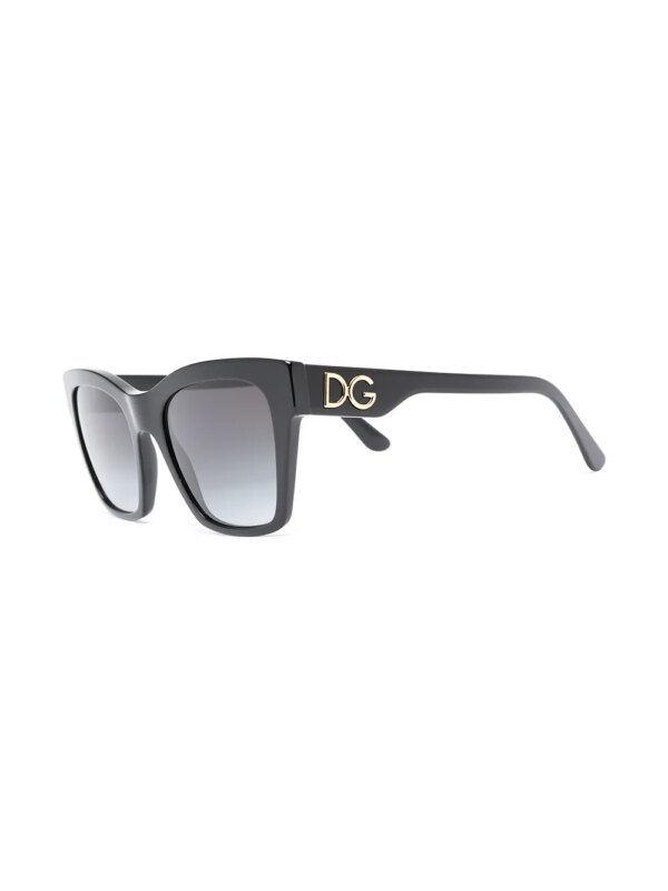 Dolce & Gabbana Eyewear Zonnebril met vierkant montuur - Zwart