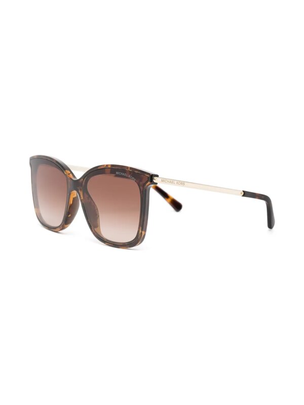Michael Kors Zonnebril met oversized montuur - Bruin