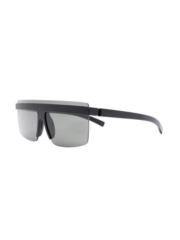 Mykita Zonnebril met oversized montuur - Zwart