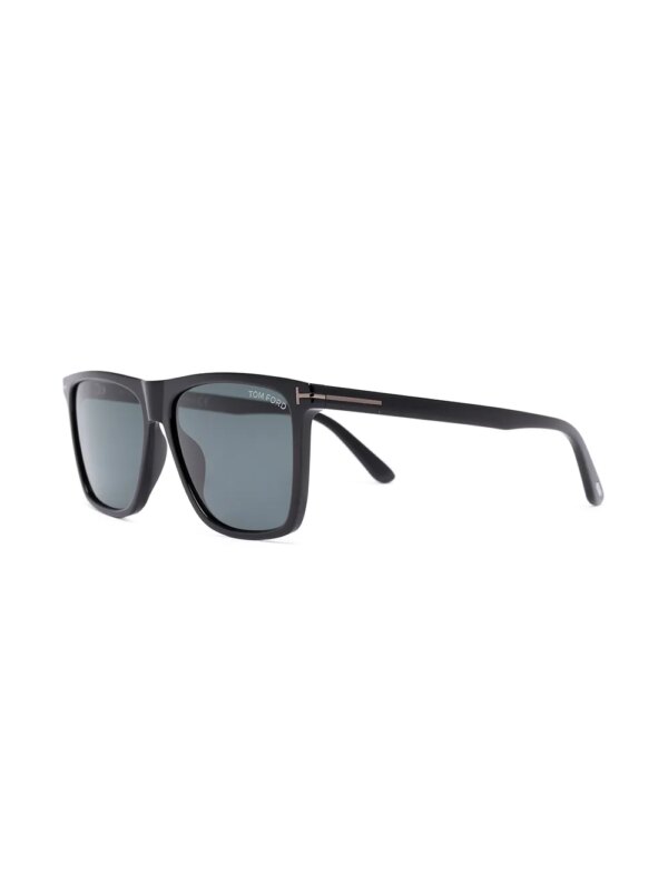 TOM FORD Eyewear Zonnebril met vierkant montuur - Zwart
