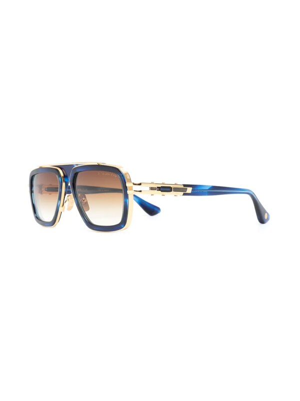 Dita Eyewear LXN-EVO zonnebril met piloten montuur - Blauw