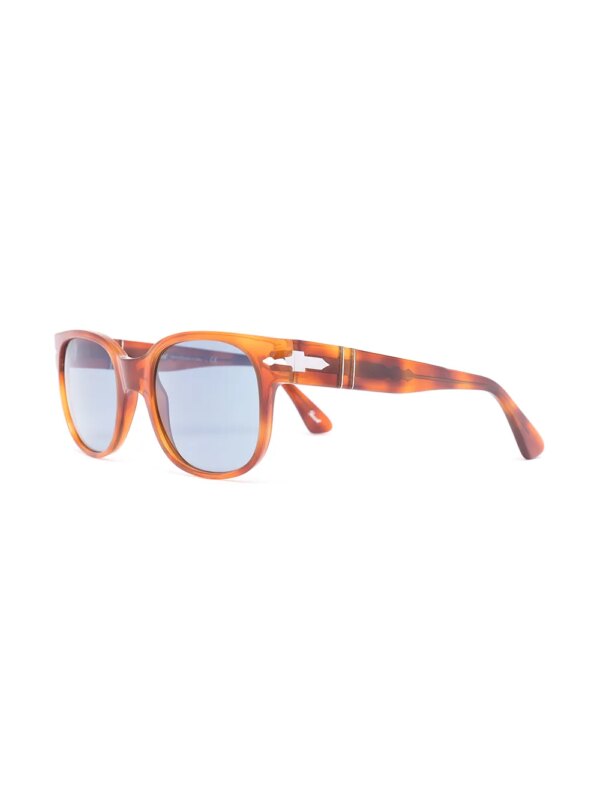 Persol Zonnebril met wayfarer montuur - Oranje