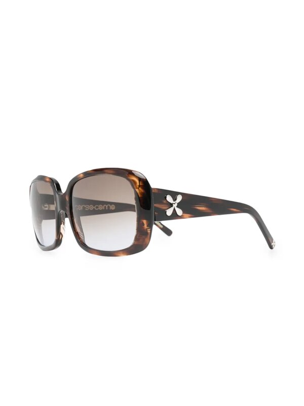 10 CORSO COMO Zonnebril met schildpadschild design - Bruin