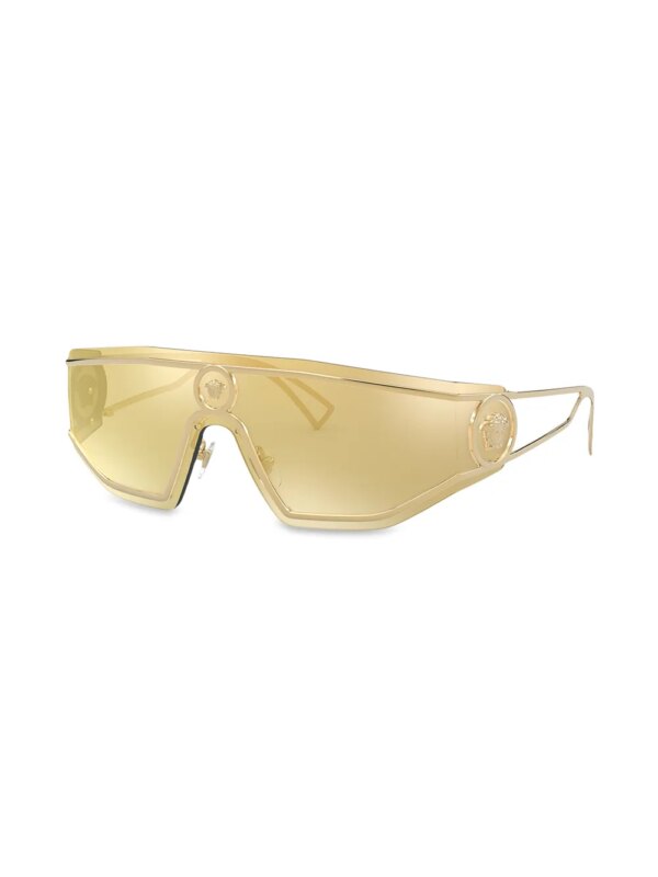 Versace Eyewear V-Powerful zonnebril met shield montuur - Goud