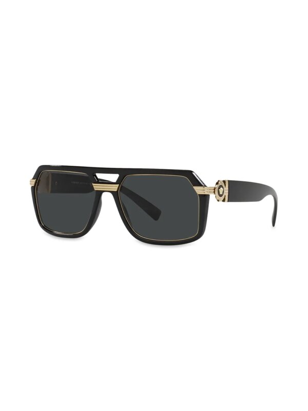Versace Eyewear Vintage Icon zonnebril met piloten montuur - Zwart