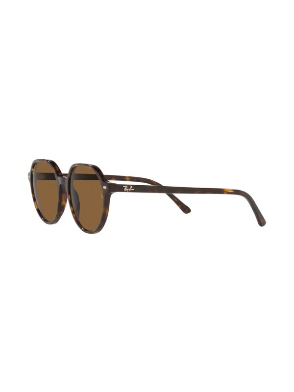 Ray-Ban Thalia zonnebril met rond montuur - Groen