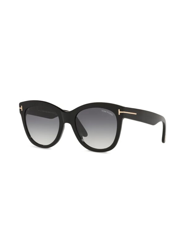 TOM FORD Eyewear Zonnebril met vierkant montuur - Zwart