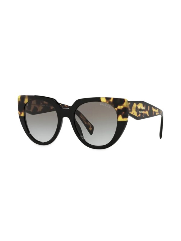 Prada Eyewear Zonnebril met kattenoog montuur - Groen