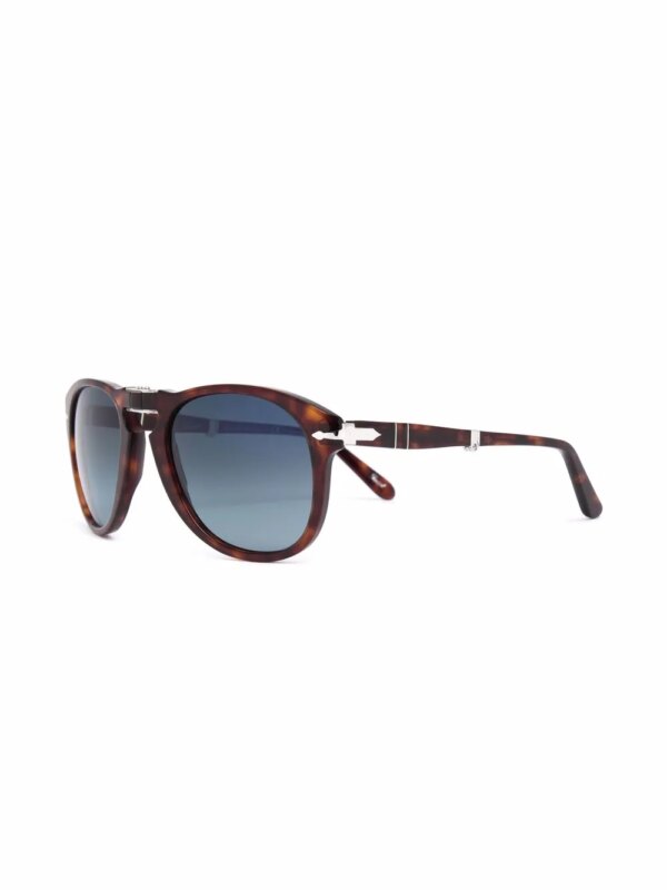 Persol Zonnebril met schildpadschild design - Bruin