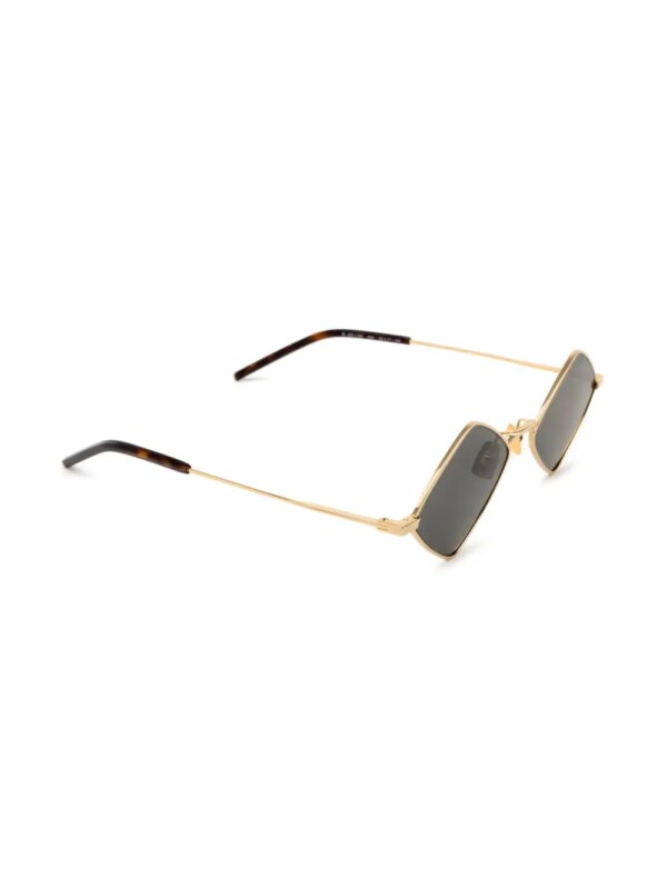 Saint Laurent Eyewear Lisa zonnebril met diamantvormig montuur - Goud
