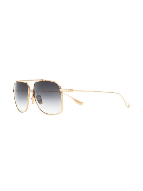 Dita Eyewear Zonnebril met piloten montuur - Goud