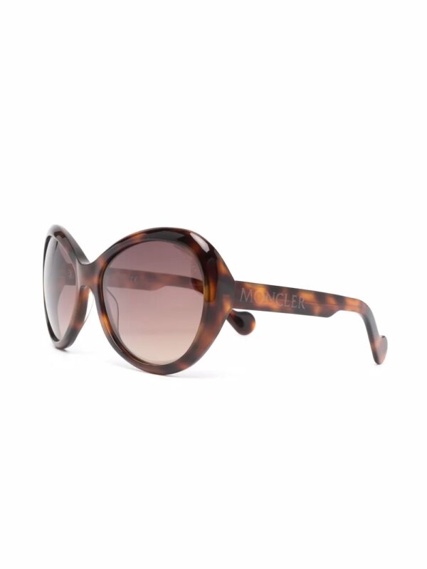 Moncler Eyewear Bellux zonnebril met kattenoog montuur - Bruin