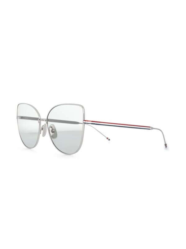 Thom Browne Eyewear TB121 zonnebril met cat-eye montuur - Zwart