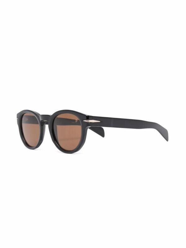 Eyewear by David Beckham Zonnebril met cat-eye montuur - Zwart